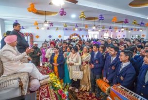 श्रीमहंत देवेन्द्र दास महाराज का प्रकटोत्सव सादगी और श्रद्धाभाव से मनाया गया