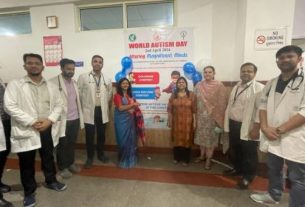 श्री महंत इन्दिरेश अस्पताल में ऑटिज्म ग्रसित बच्चों के साथ मनाया विश्व ऑटिज्म दिवस