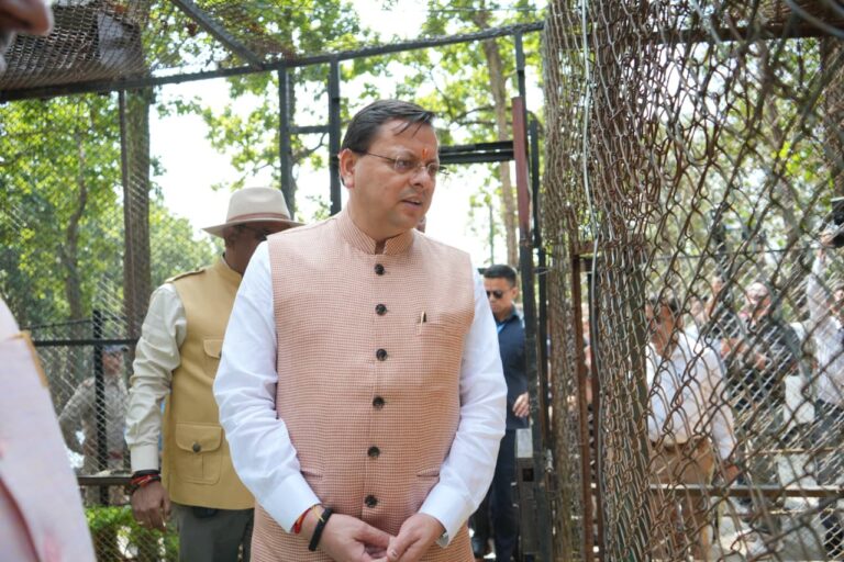 धामी बोले – प्रदेश में वन्य जीव हमलों से जनहानि पर 10 लाख रुपए तक सहायता दी जाएगी।