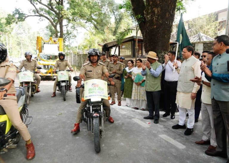 मुख्यमंत्री धामी ने राज्य में वन्यजीव सप्ताह का उद्घाटन कर रैली को हरी झंडी दिखाई