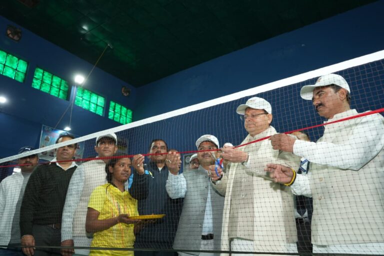 मुख्यमंत्री पुष्कर सिंह धामी ने अल्मोड़ा में किया सांसद खेल महोत्सव का शुभारंभ