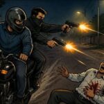 सैर के दौरान अज्ञात बाइक सवार हमलावरों ने बरसाईं गोलियां, दो की मौत; एक गंभीर घायल