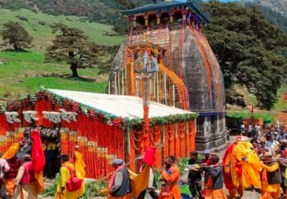 द्वितीय केदार श्री मदमहेश्वर मंदिर के कपाट श्रद्धा एवं वैदिक विधि-विधान से खुले