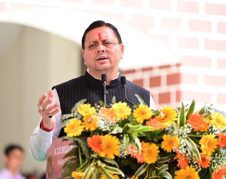 मुख्यमंत्री पुष्कर सिंह धामी ने कहा, सरकार  स्वयं जनता के द्वार पहुंचकर कर रही समस्याओं का समाधान